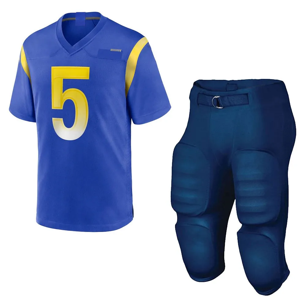 Most Demanded Design Men American Football Uniform Short Reasonable Rate Breathable Anti Wrinkle Men American Football Uniform