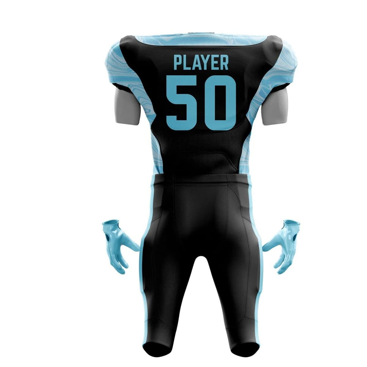 Sports Wears High Quality Custom Design Plus Size American Football Uniform Sets 100% Polyester Quick Dry Breathable view 3